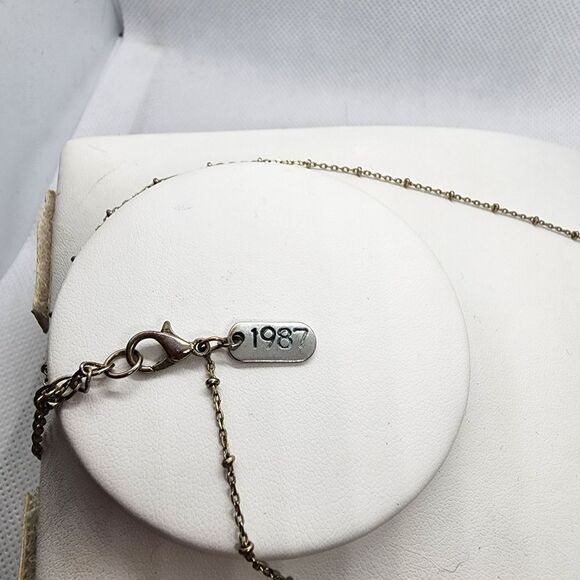 Aero 1987 Rhinestone Pendant Necklace - Picture 5 of 5